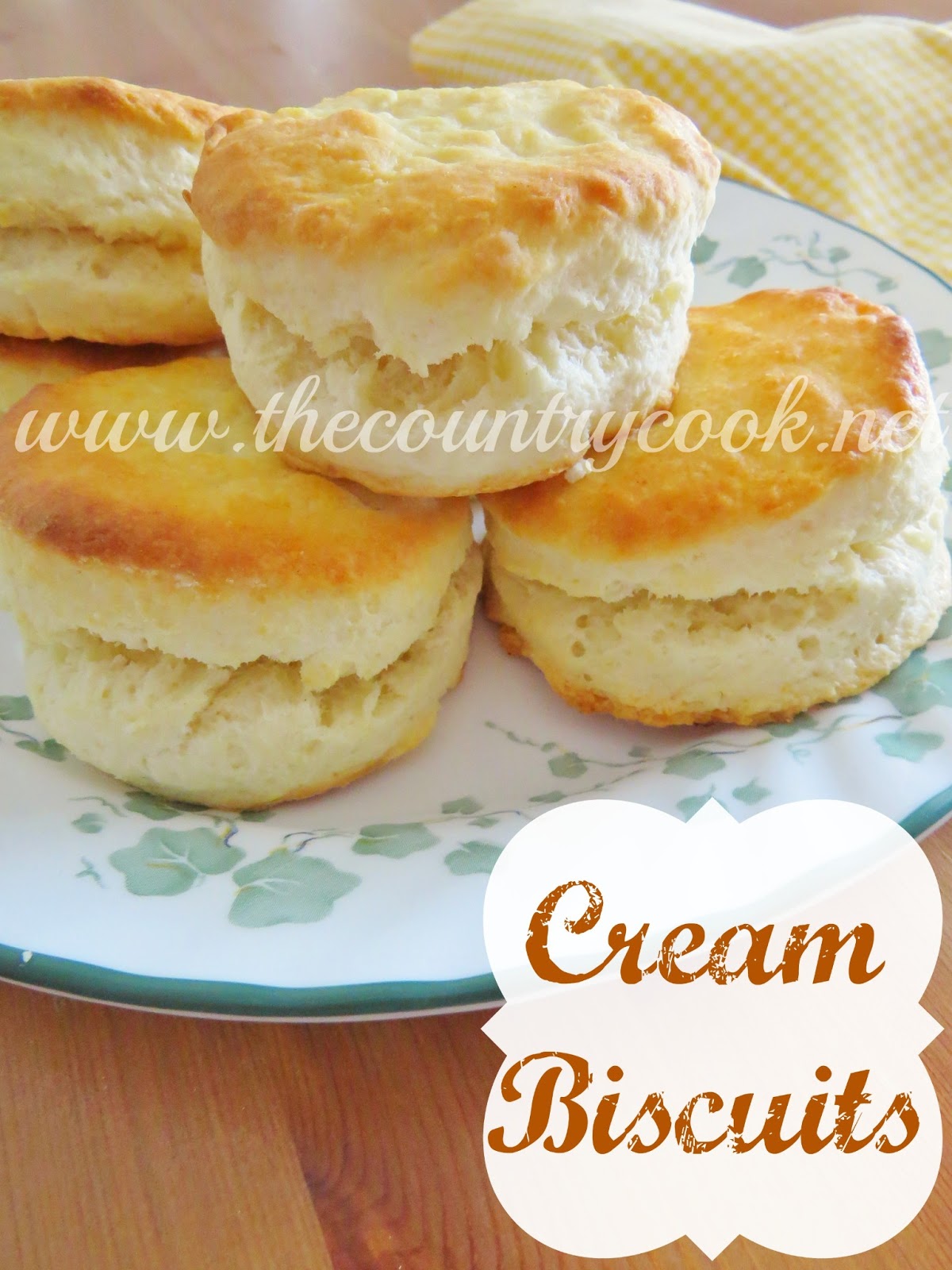 2Ingredient Cream Biscuits The Country Cook
