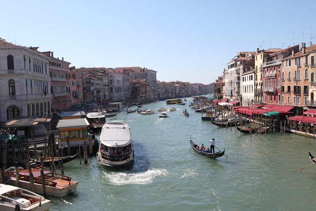 Photo 1- Grand Canal from Rialto Bridge in Venice, Italy Photo 1- Grand Canal from Rialto Bridge in Venice, Italy