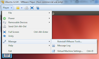 vmware tools install