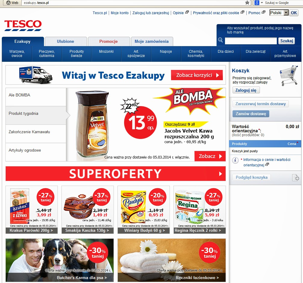 POŁOŻNA W OPOLU blog dla rodziców z Opola i okolic Ezakupy Tesco w