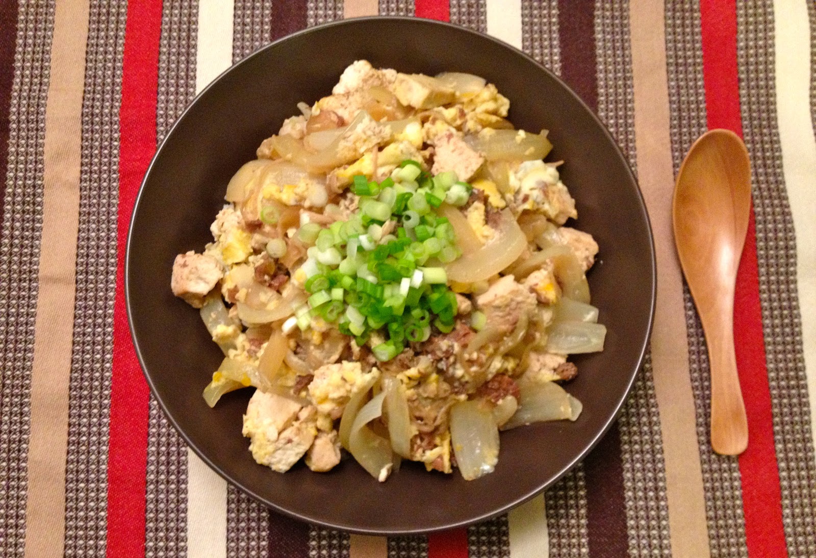 Poppin' kitchen NikuDofu Donburi