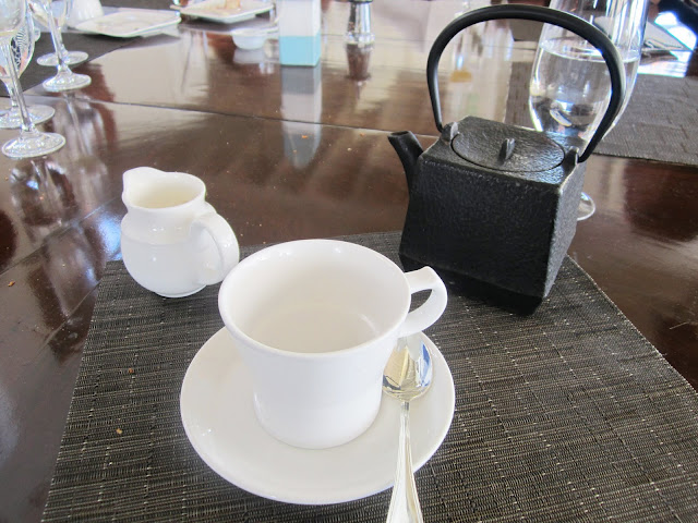 tea at hotel and resturant shutters in Santa Monica, California