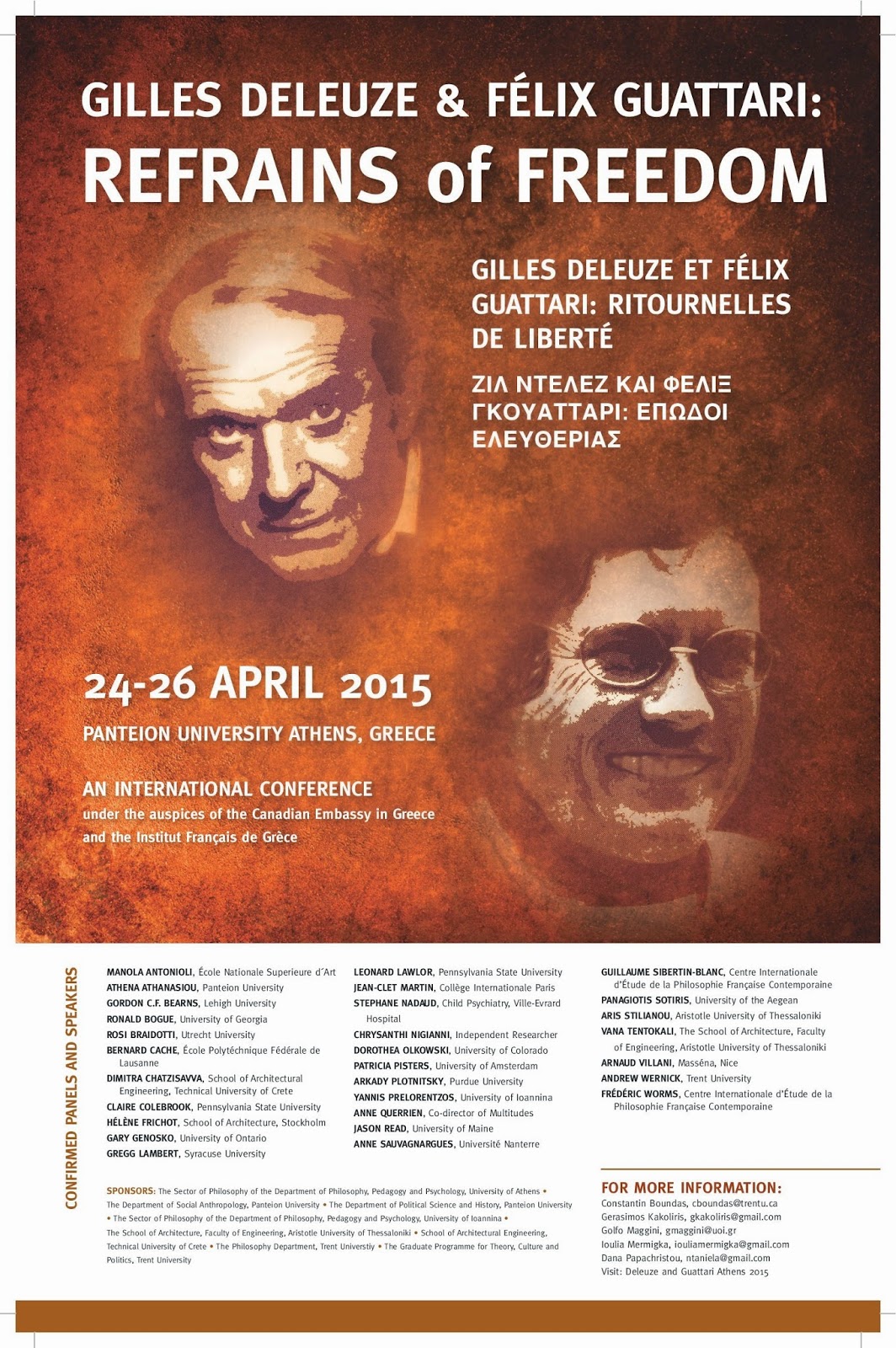 Gilles Deleuze and Félix Guattari:Refrains of Freedom