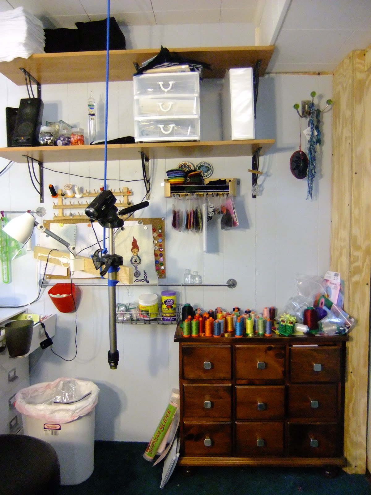 The Free Motion Quilting Project Sewing Room Organization Drawer