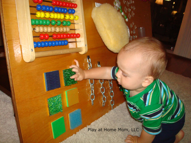 homemade sensory board