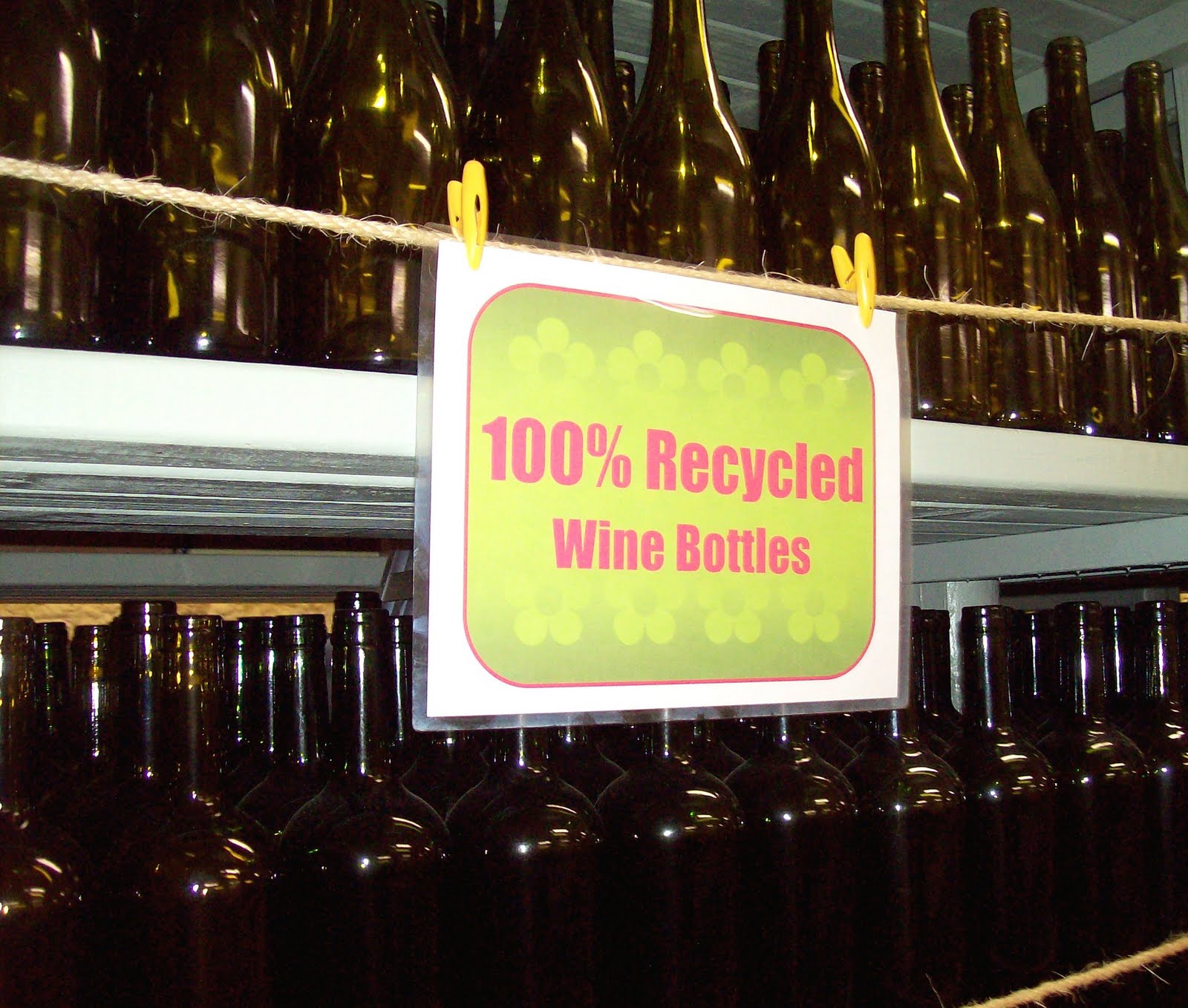 The Wine Cave Recycled Wine Bottles...a Lesson from History!