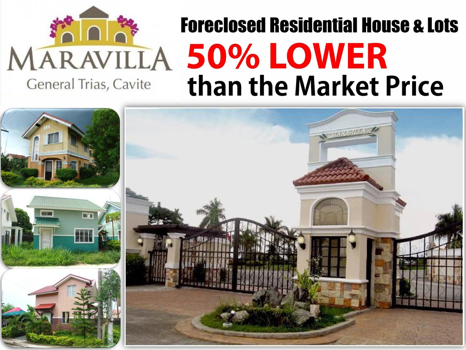 Maravilla Gen. Trias Cavite Foreclosed Properties For Sale In The