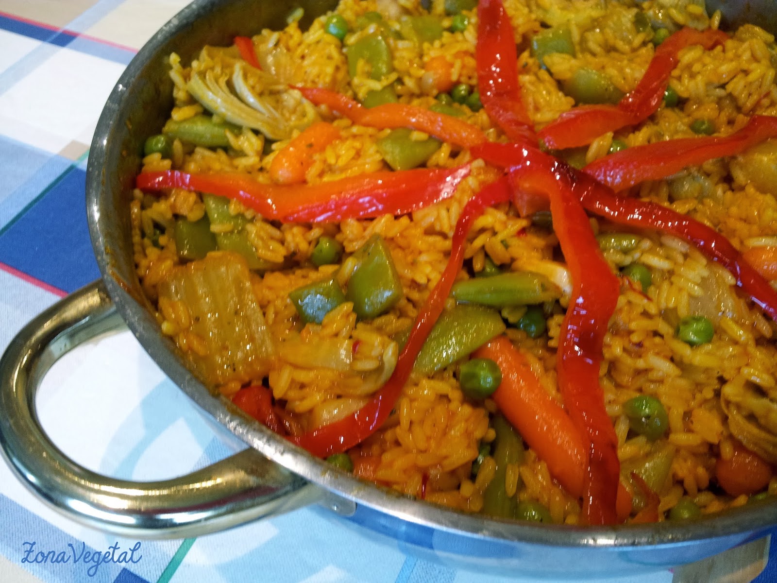 ZonaVegetal Paella de Vegetales