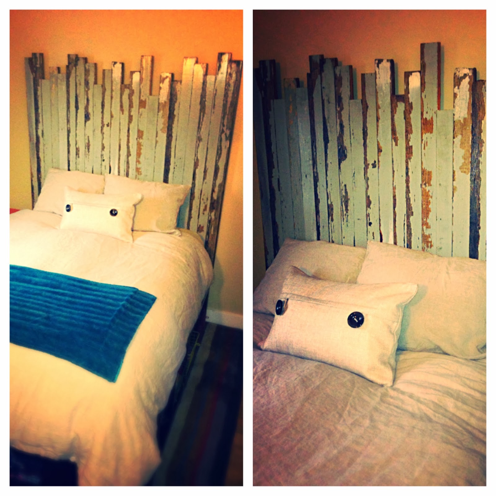 Boots Up Y'all FINAL Upcycled Wood Siding Headboard