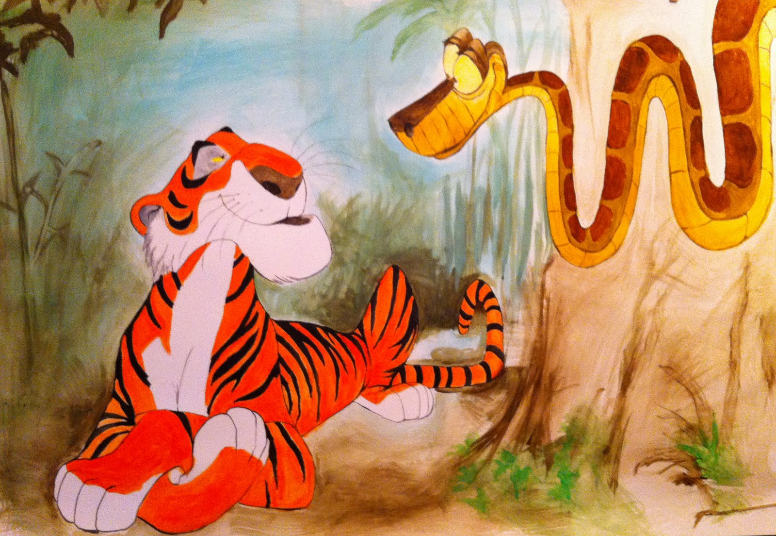yourbabyonboard Jungle book wall art for kiddies room