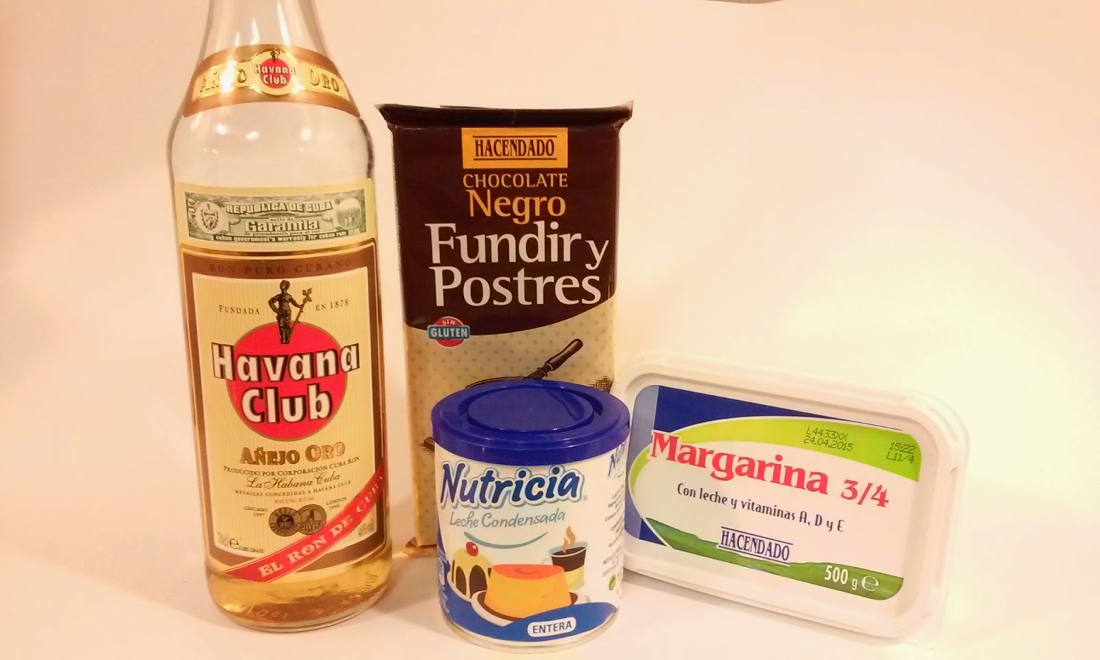 Ingredientes trufas de chocolate Ingredientes trufas de chocolate