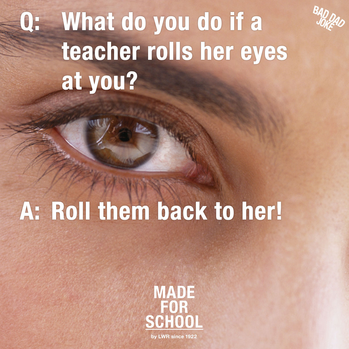 onthesannyside Bad eye jokes...