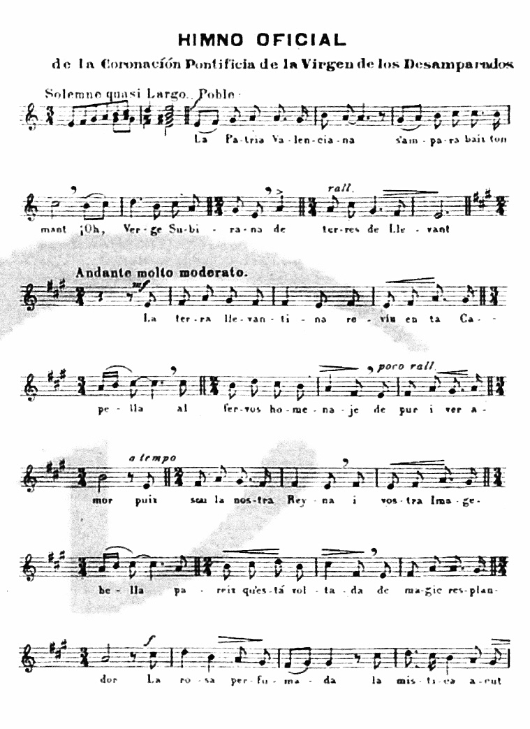 HIMNO DE LA COMUNIDAD DE VALENCIA himno de la comunidad de valencia: