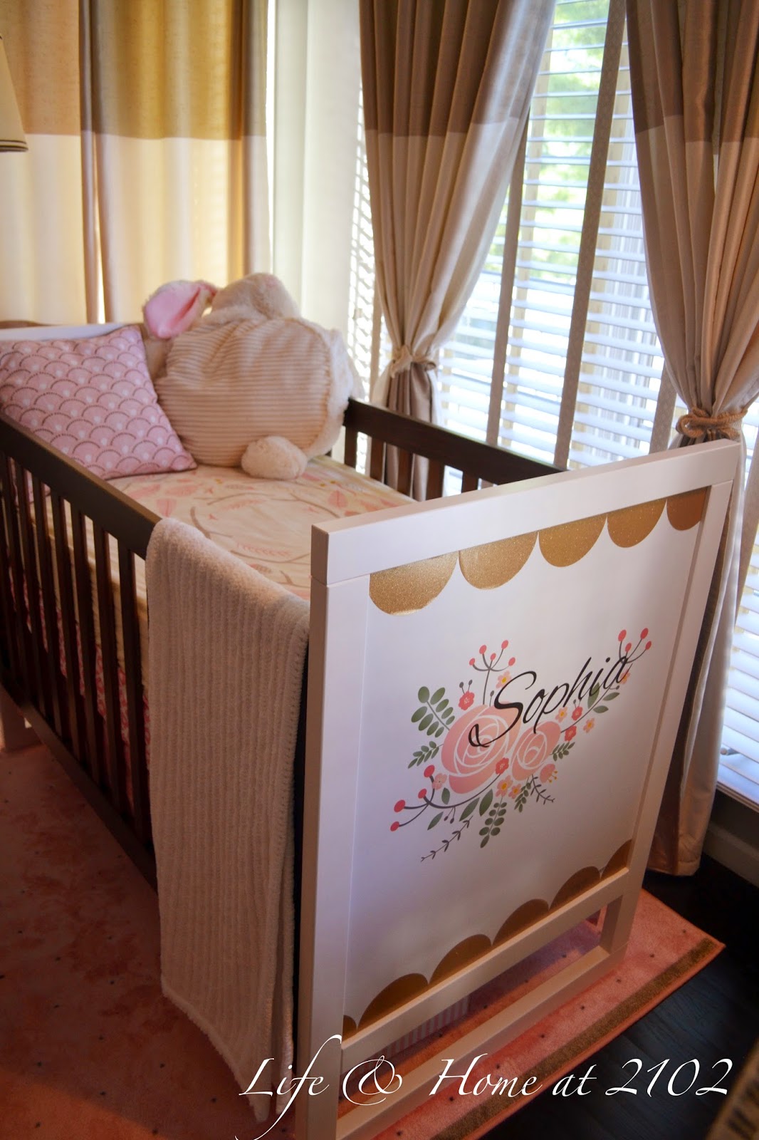 Life & Home at 2102 Final Touches in the Master Bedroom /Nursery