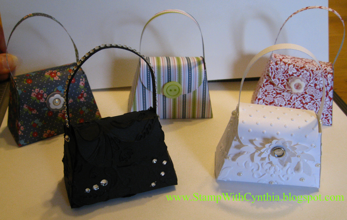 Stamp With Cynthia New Purse Die From Stampin' Up!