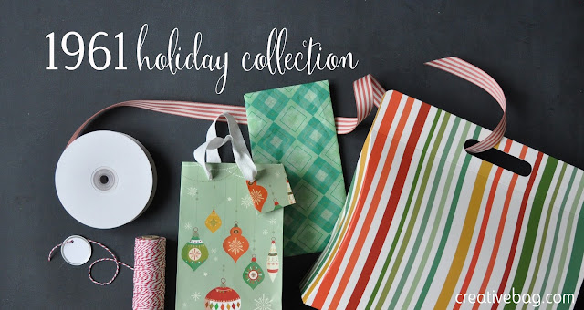 retro holiday gift wrapping | Creative Bag
