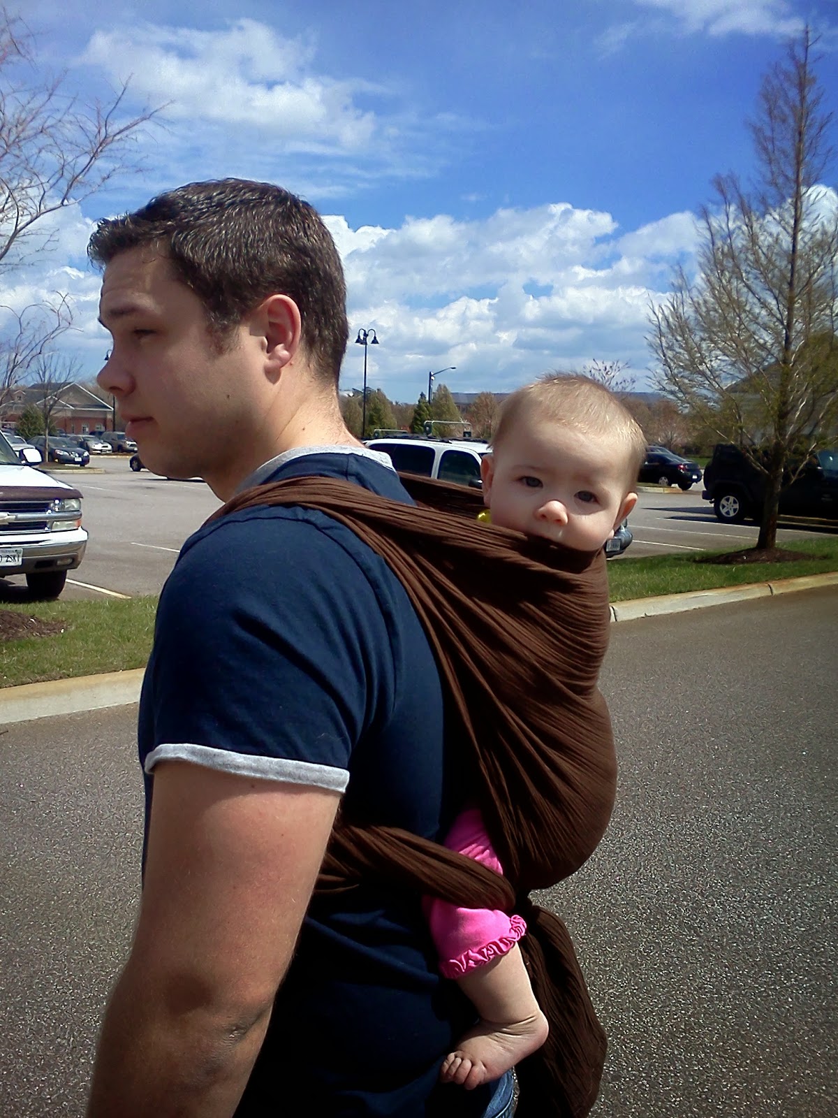 You're Sew Crafty Woven wrap baby carrier