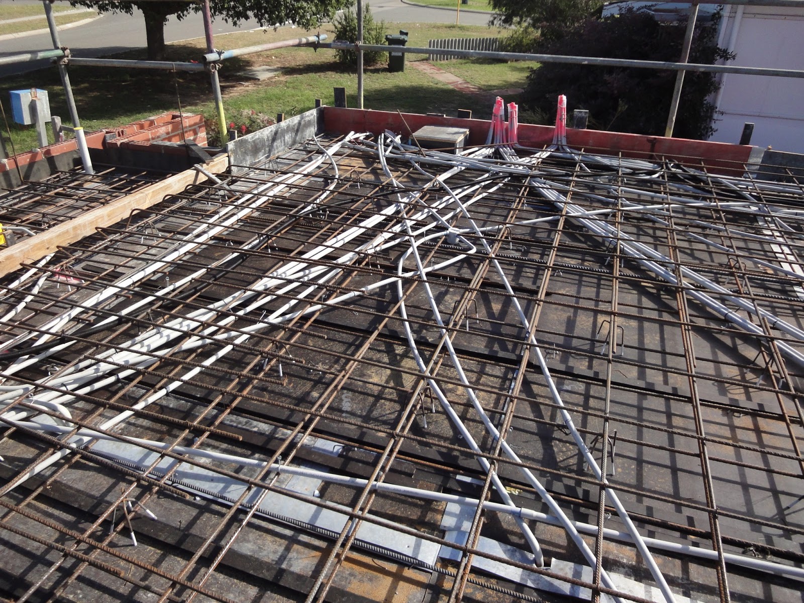 Our House Build Suspended Slab Pour