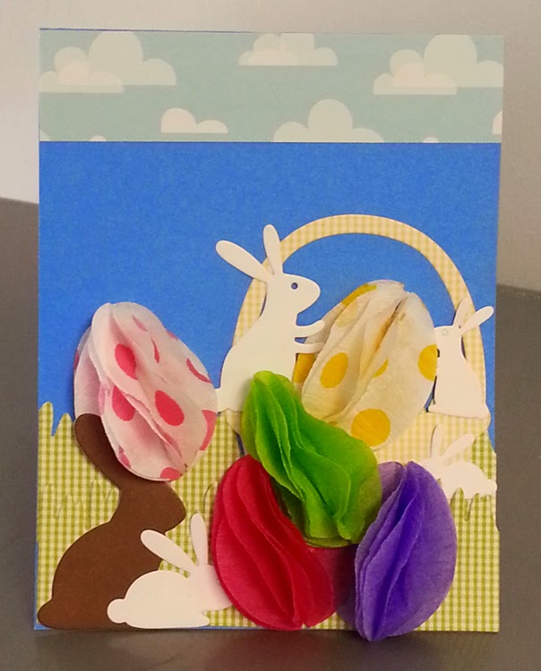 Amethystcat Designs Stamping with Seleise 3D Crepe Paper Eggs