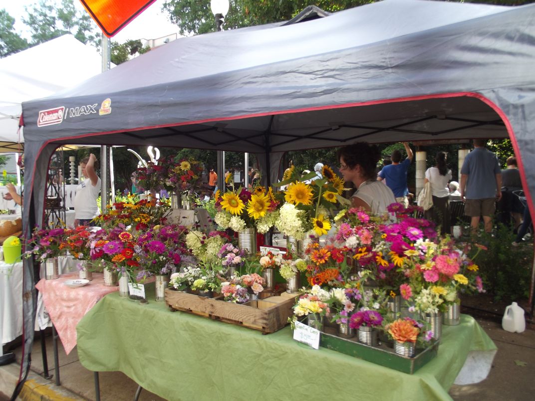 Flowers in Knoxville, Paris and London Inside of Knoxville