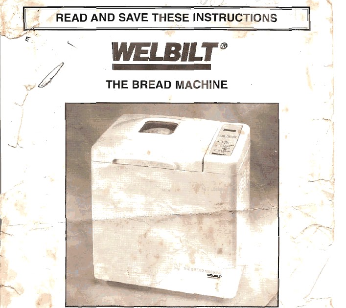 Welbilt bread machine manuals   giselle pemberton 