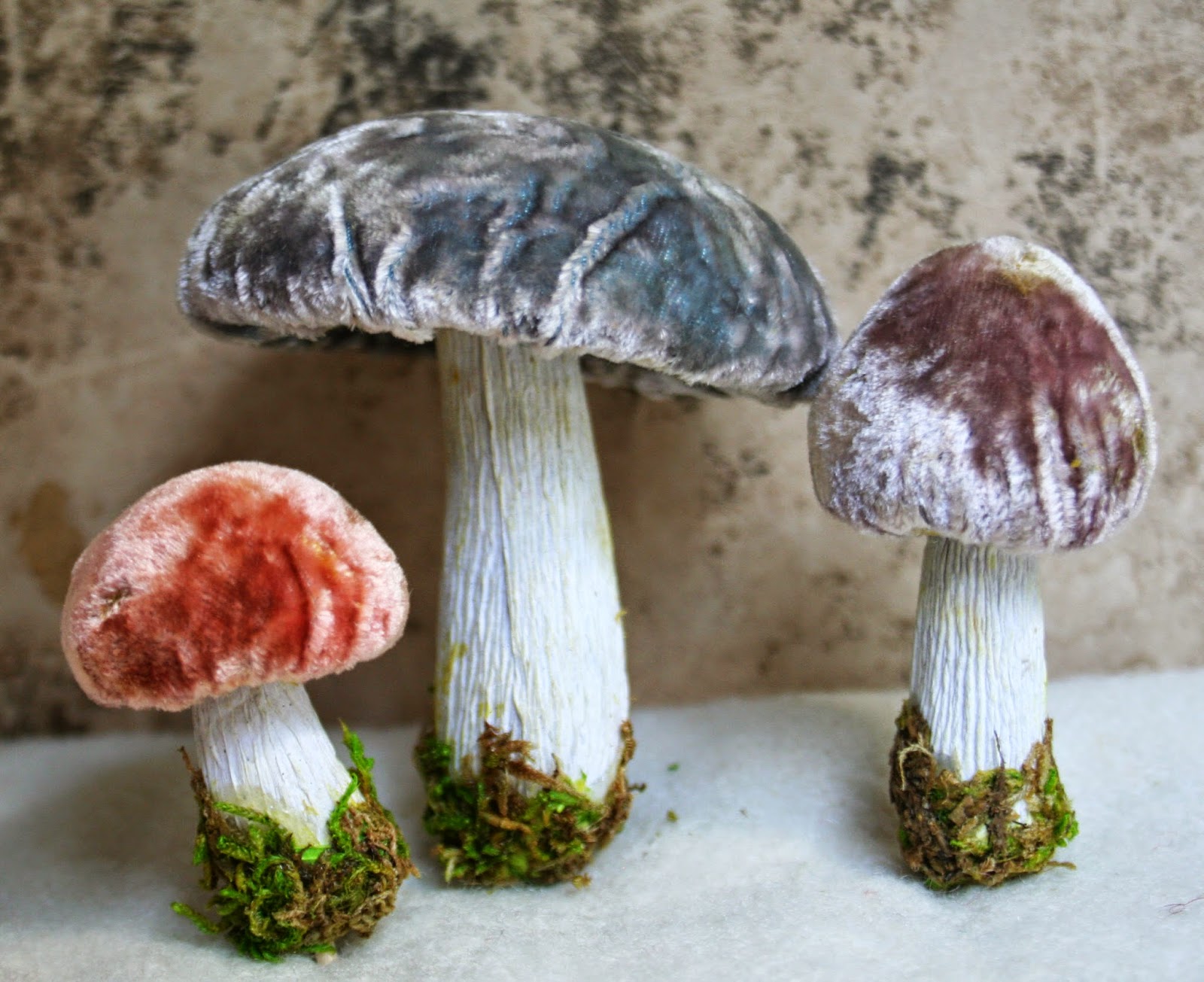 the adventures of bluegirlxo silk velvet mushrooms