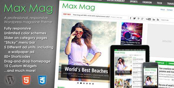 Max Mag - Wordpress Magazine Theme v1.04