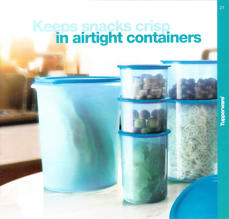 Buy Tupperware in Singapore Keep snacks crisp in airtight containers