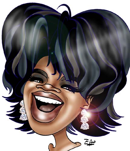 Oprah Caricature
