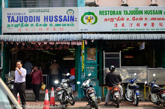 Tempat makan menarik Pulau Pinang - Nasi Kandar Tajuddin Hussain