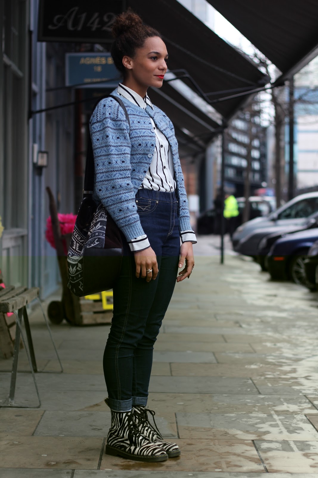 doc martens zebra print