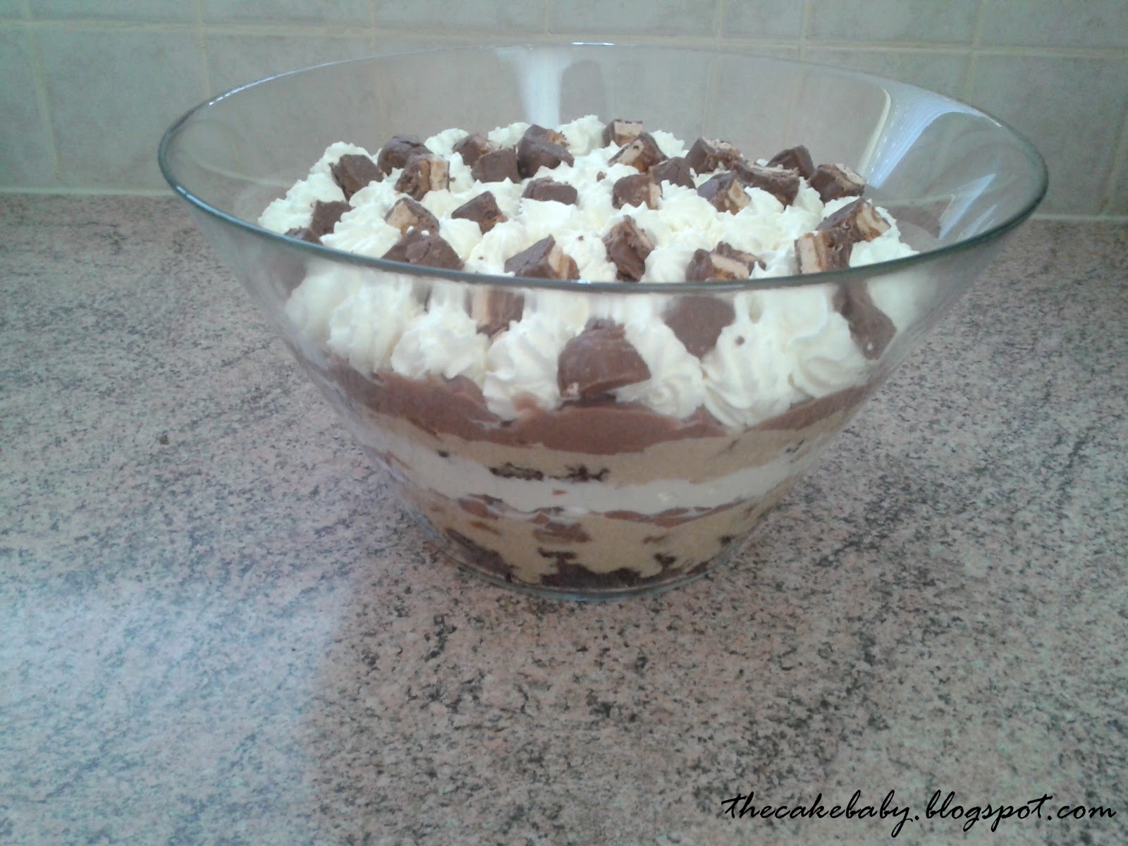The Cake Baby Peanut Butter Fudge Brownie Trifle