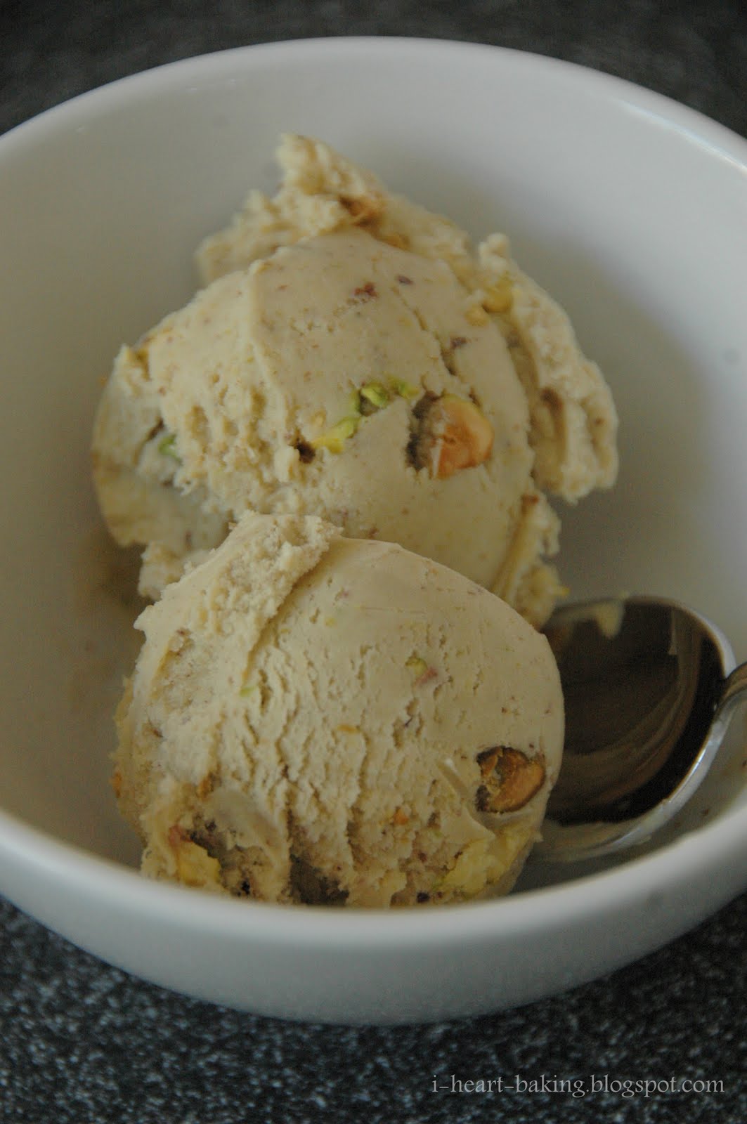 i heart baking! pistachio ice cream