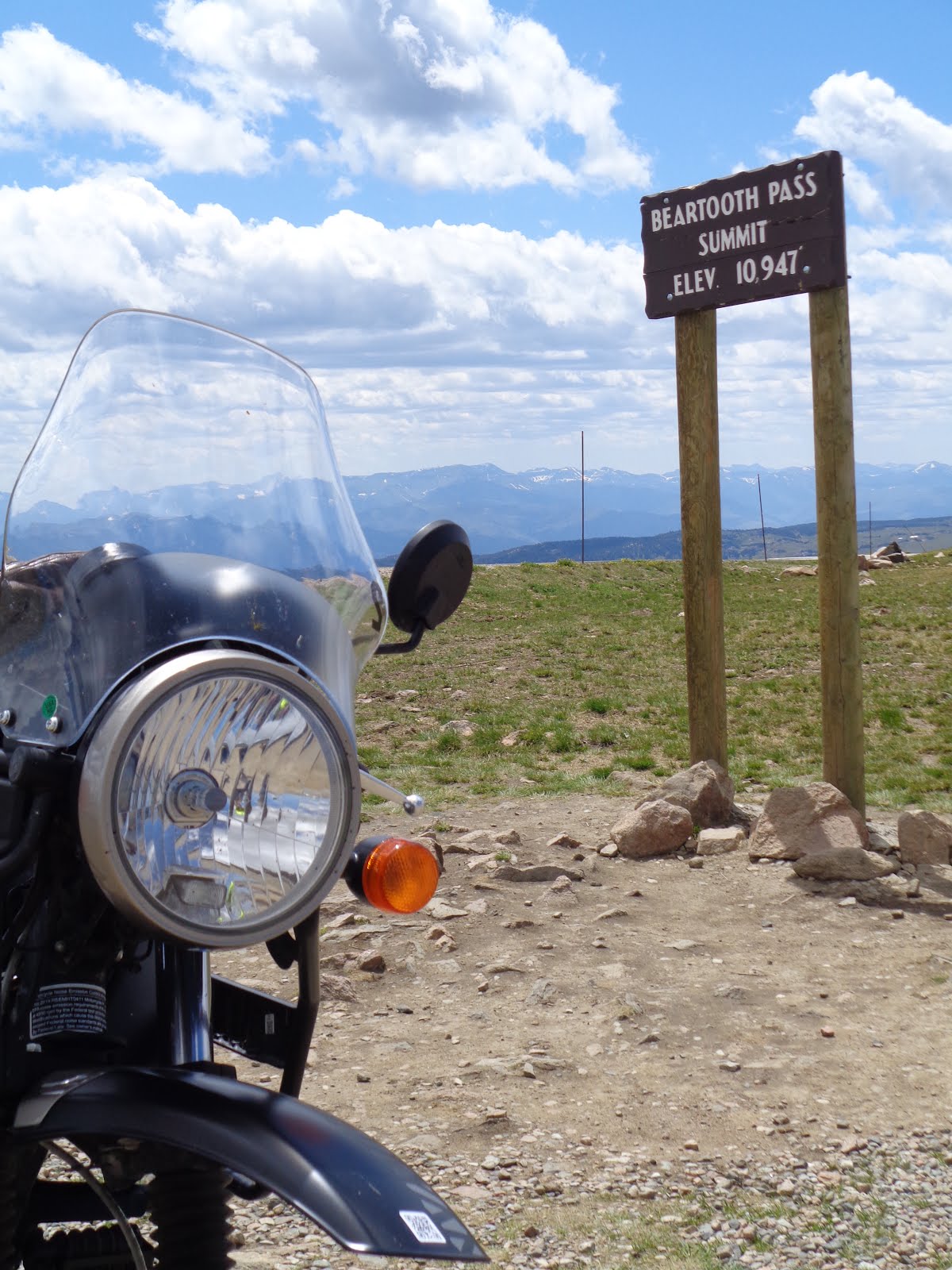 Beartooth Pass on a Royal Enfield Himalayan