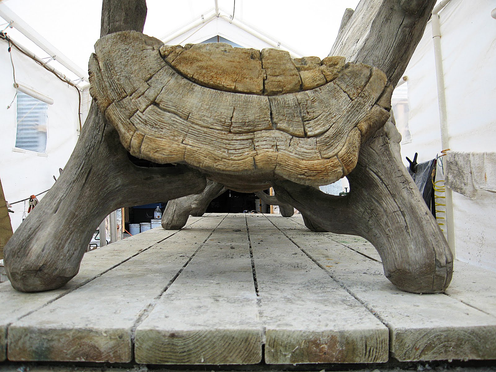 Faux Bois In Concrete