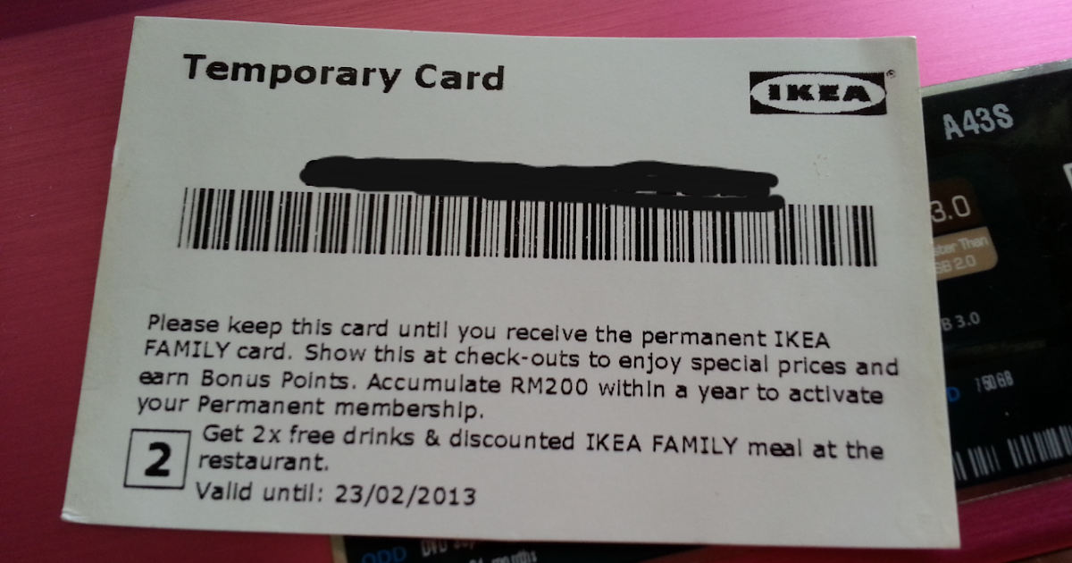 IKEA IKEA FAMILY CARD