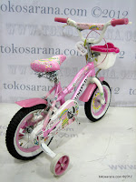 4 Sepeda Anak United Pretty Girl Rangka Aluminium Alloy 12 Inci