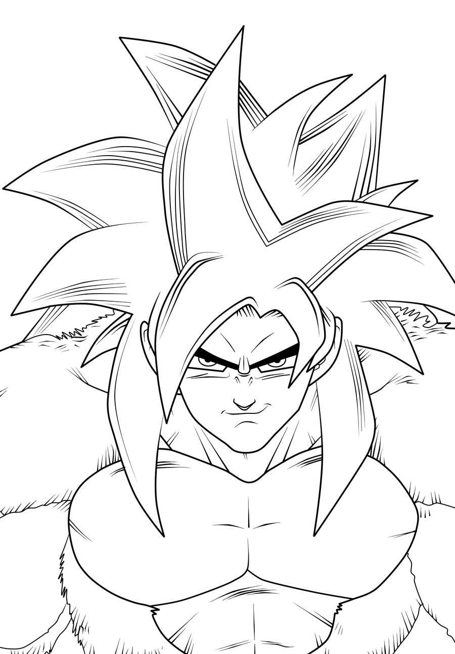 BAÚ DA WEB: Desenhos de Dragon Ball Z para colorir, pintar, imprimir DRAGON- BALL-Z