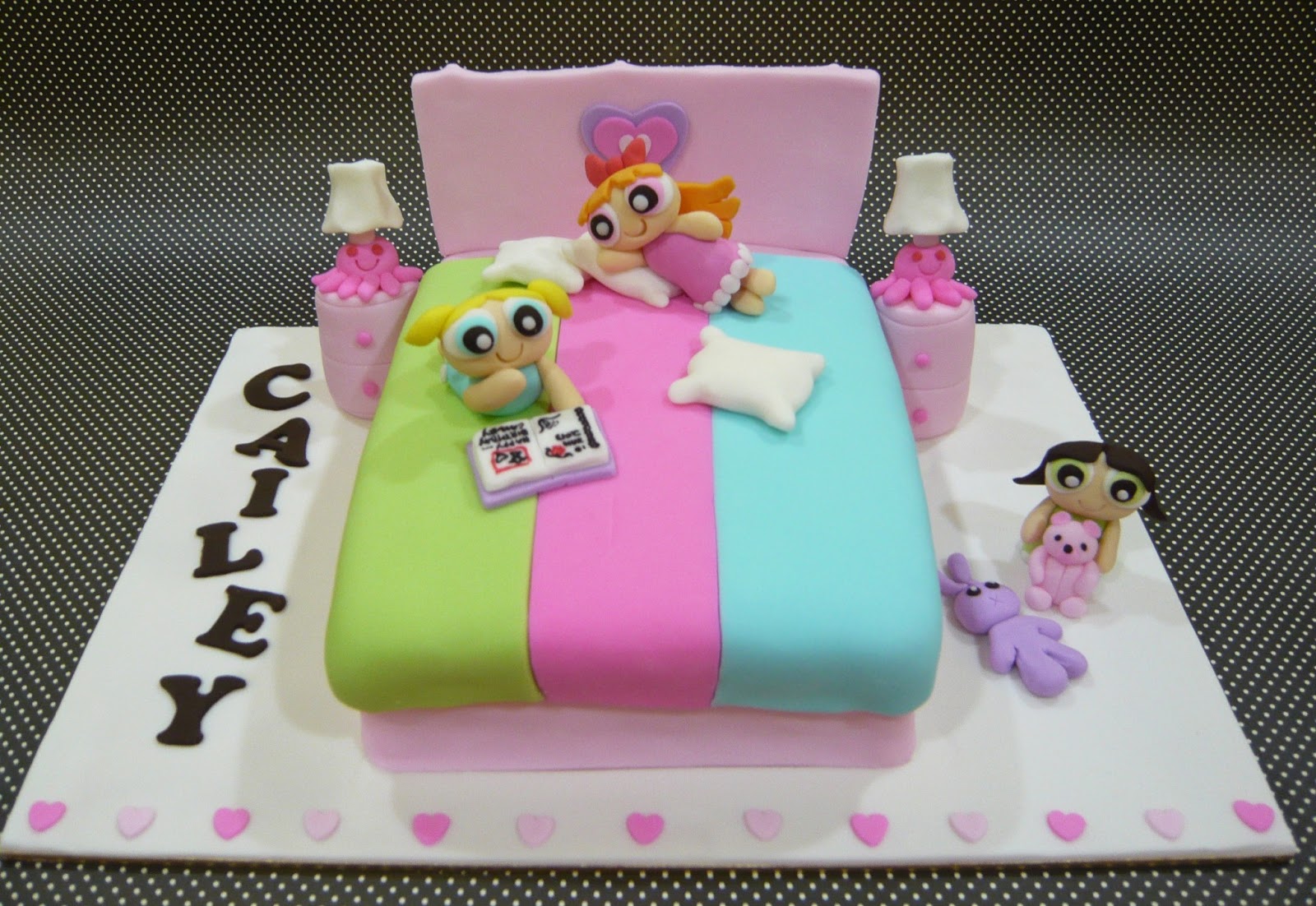 Jenn Cupcakes Muffins Powerpuff Girls Cake