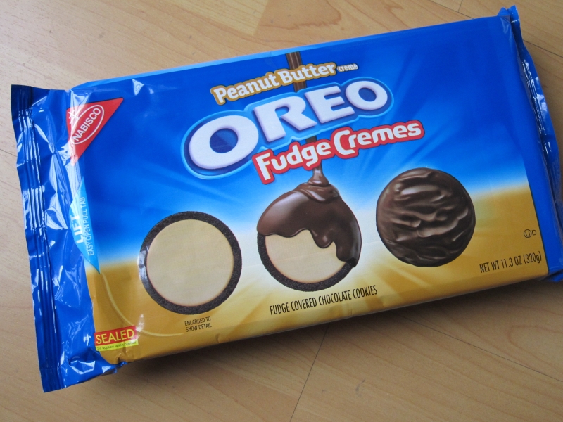 Review Nabisco Peanut Butter Oreo Fudge Cremes Cookies Brand Eating