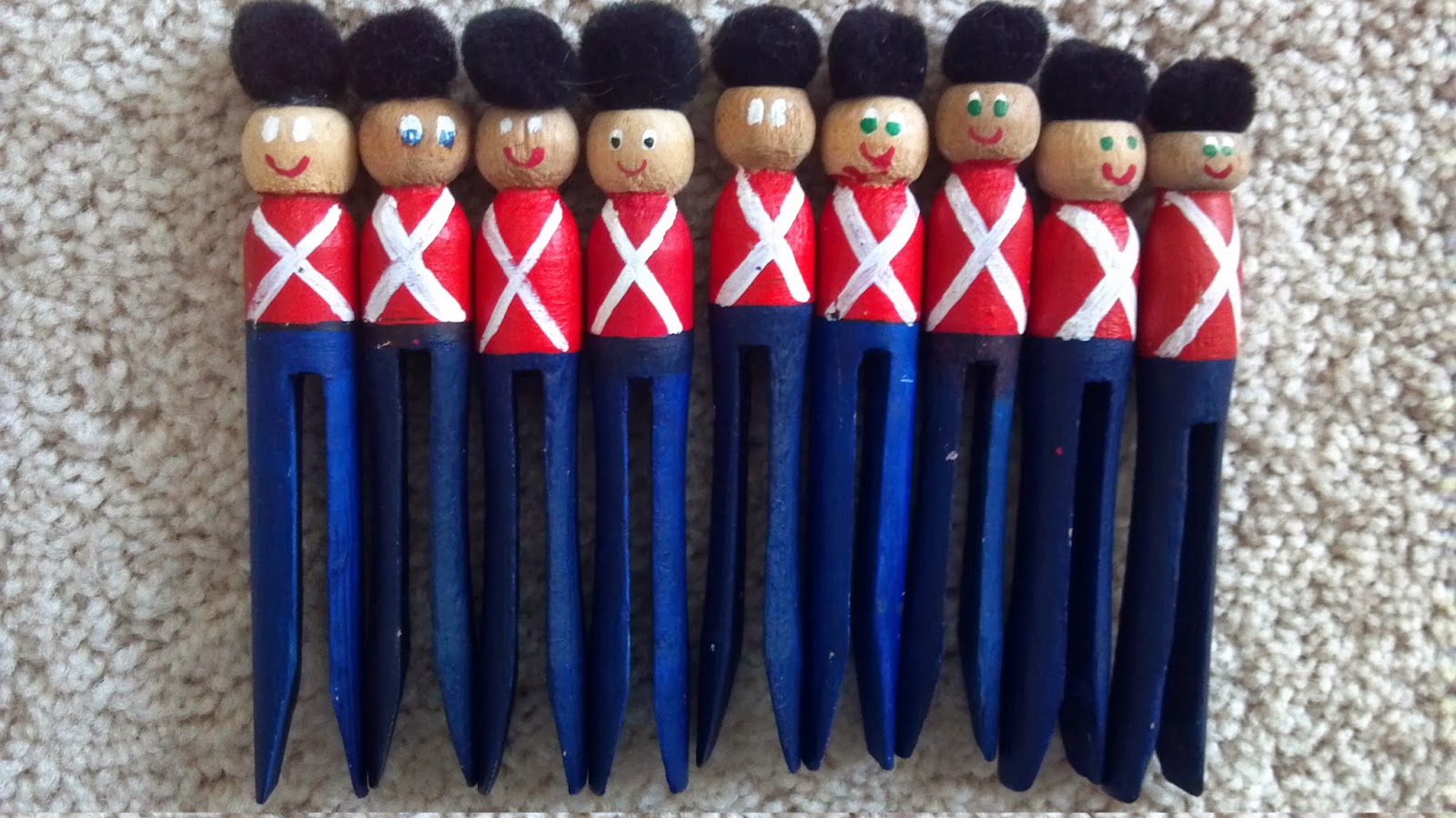 Clothespin Soldier Craft