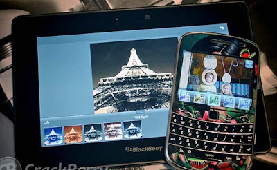 Photo Studio for BlackBerry Smartphone and is available in the Playbook To Update v0.9.9