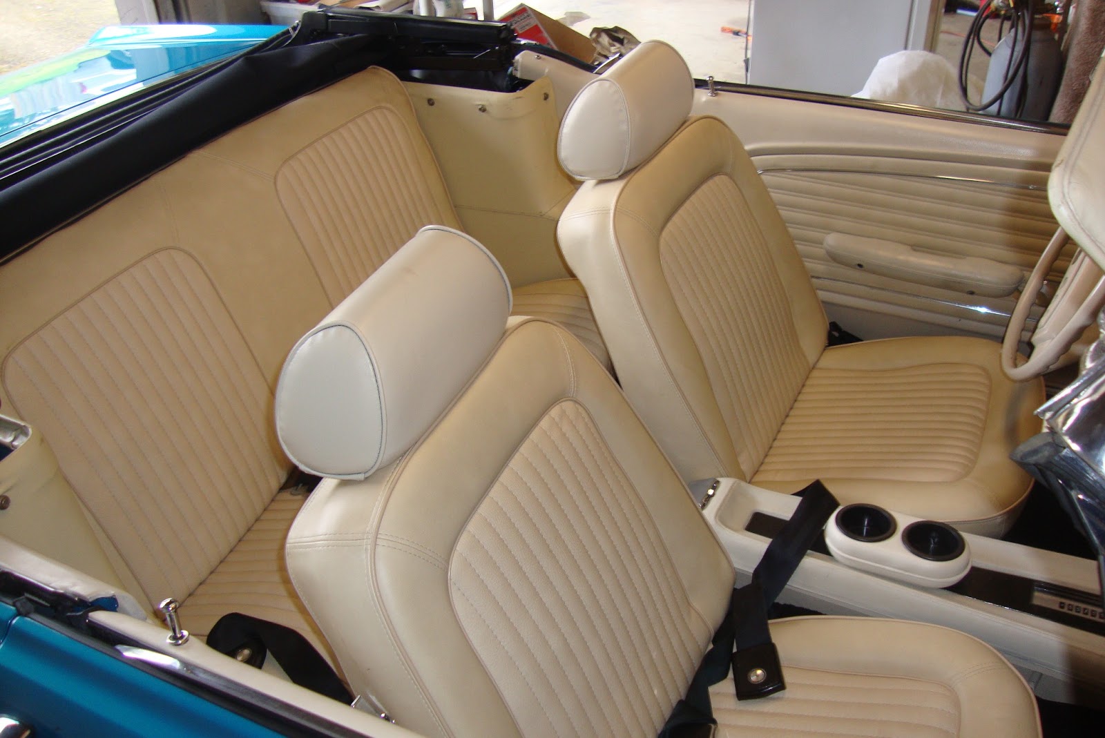1968 Mustang Convertible Restoration Safety First Headrests