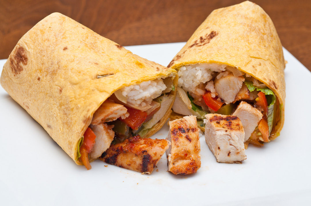 Hedlund Home Cooking Chipotle Chicken Fajita Burrito