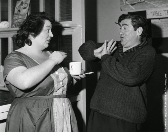 Check Out What Tony Hancock and Hattie Jacques Looked Like  on 10/21/1959 