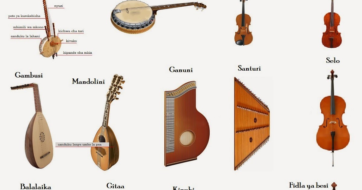 Swahili Land Ala zenye Nyuzi (Stringed Instruments)