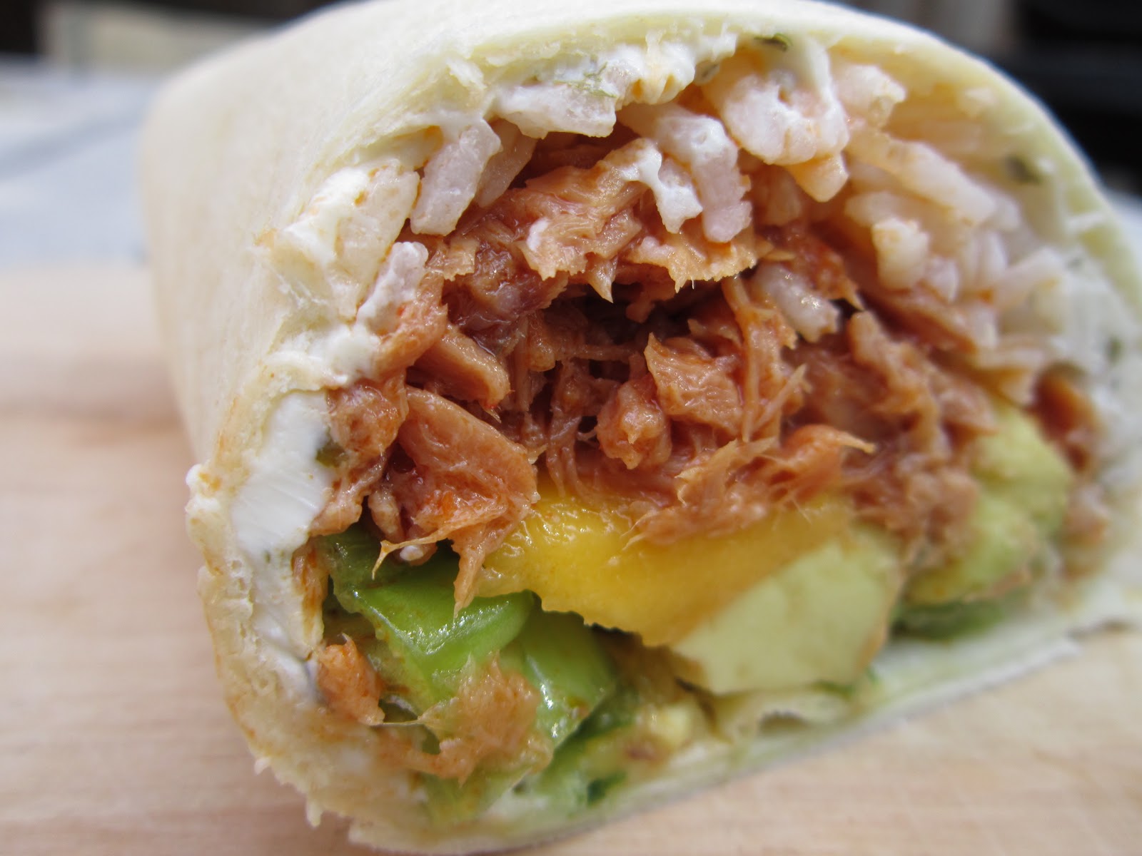 love in spoonfuls tuna mango avocado burritos.