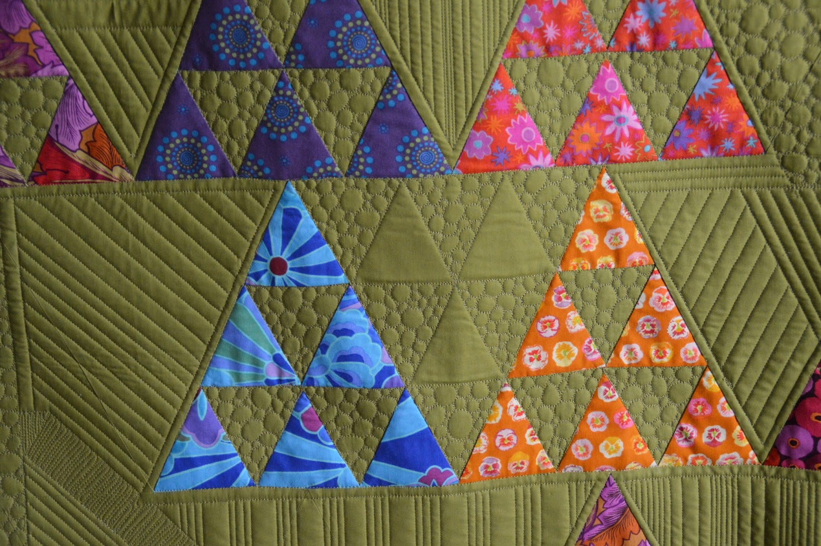 Creative Longarm Quilting by Karen Marchetti Claudia's Three's a Charm