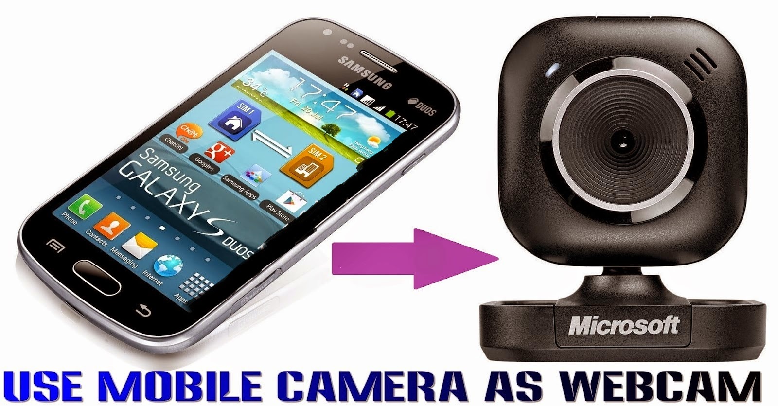 How To Use Mobile Camera As A Cam 5az Rocks!!!