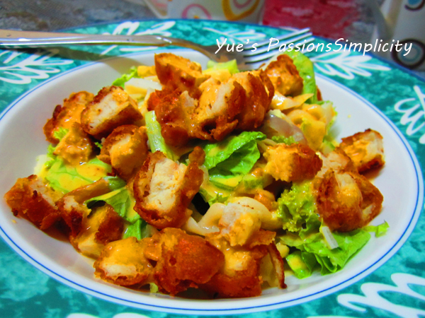Resepi Crumble Egg Cucumber Salad With Crispy Lettuce And